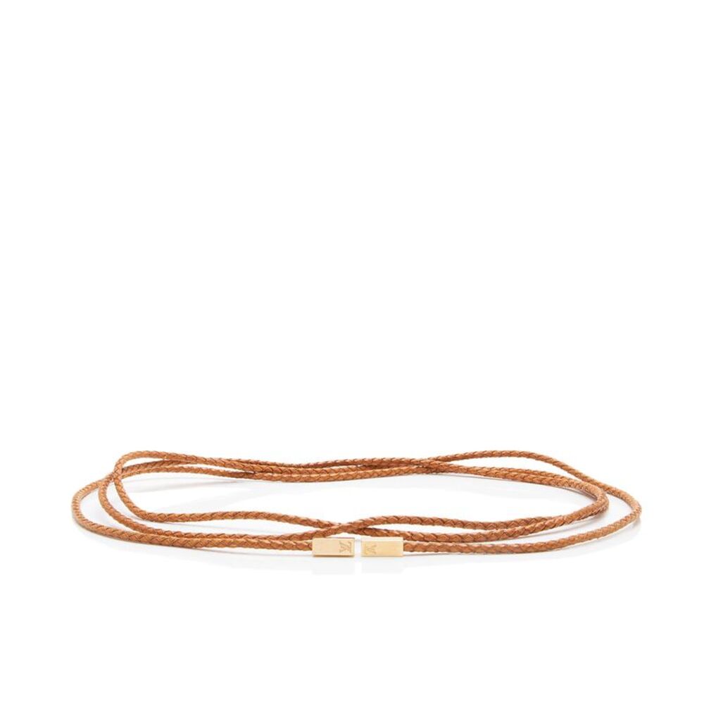Louis Vuitton Braided Leather Belt